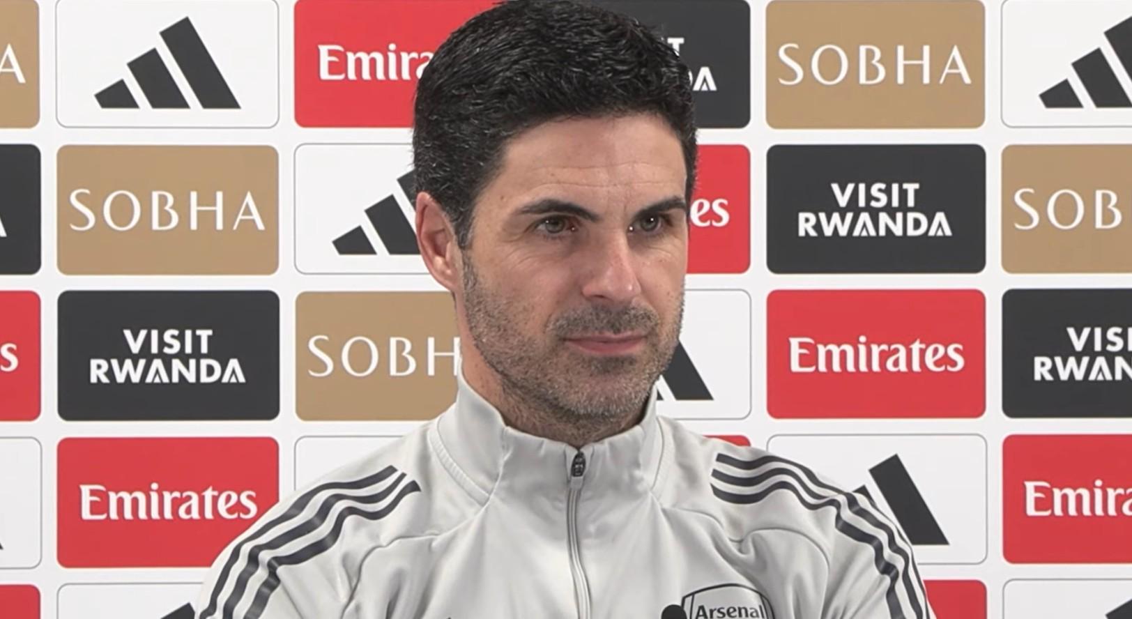 im电竞-阿尔特塔：卡拉菲奥里是肌肉伤；我会根据对手调整中锋选择